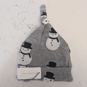 Monica + Andy Snowman Baby Beanie NWT